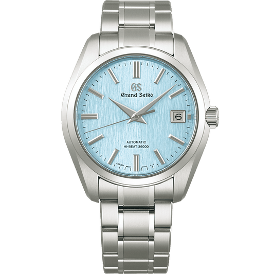 Grand Seiko Hi-Beat Icefall Light Blue Dial SBGH349