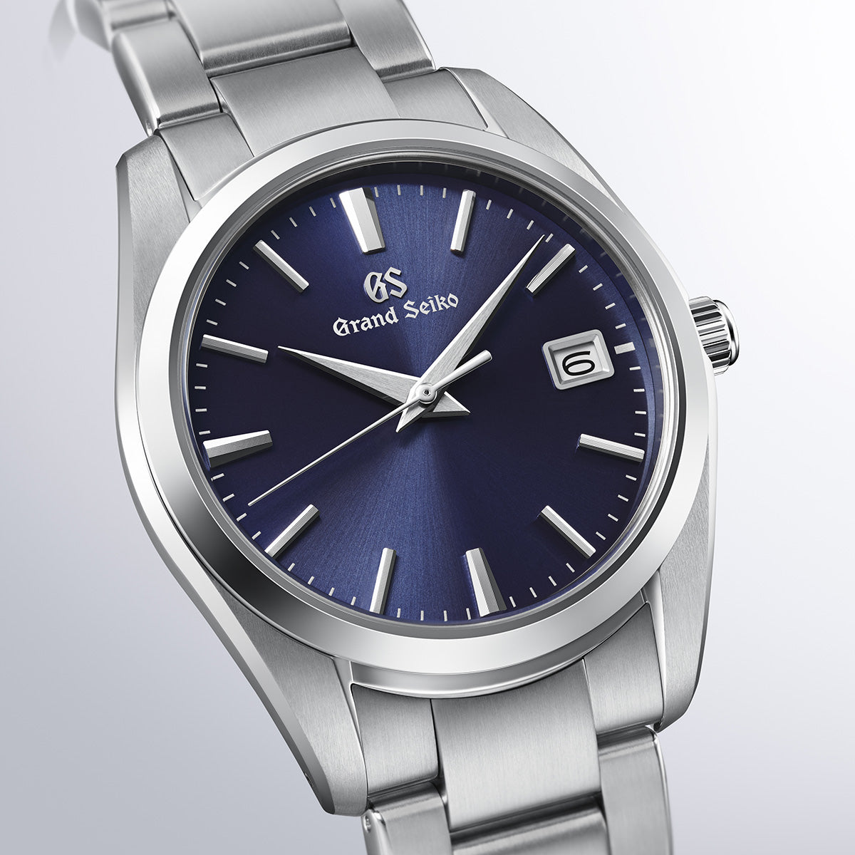 GRAND SEIKO Heritage 37mm Quartz Blue Dial on Steel Bracelet Ref