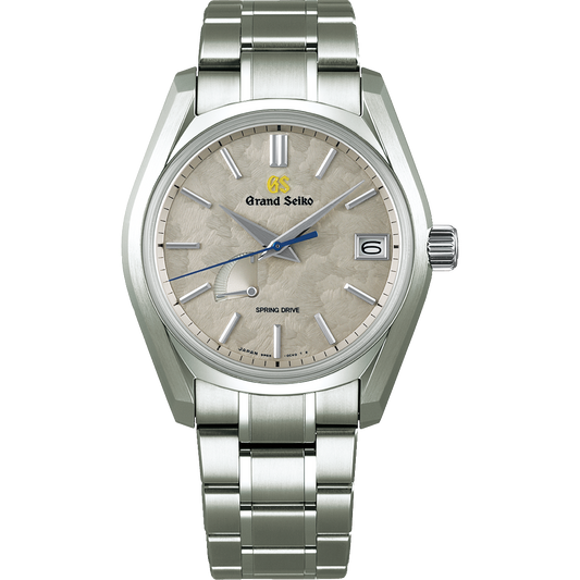 Grand Seiko Titanium Spring Drive Auto Gray Dial Winter Season SBGA415
