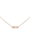Messika 18K Rose Gold Baby Move Diamond Necklace