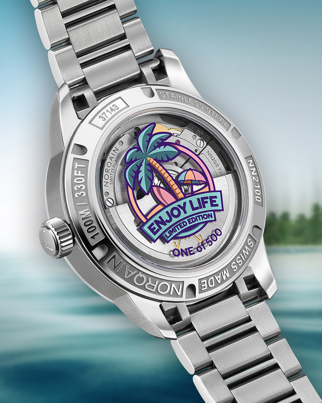 Freedom 60 Chrono 40mm Enjoy Life Special Edition - Norqain Ice