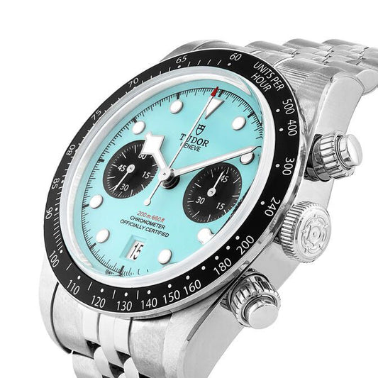 TUDOR Black Bay Chrono | Turquoise Dial Watch | M79360N-0024
