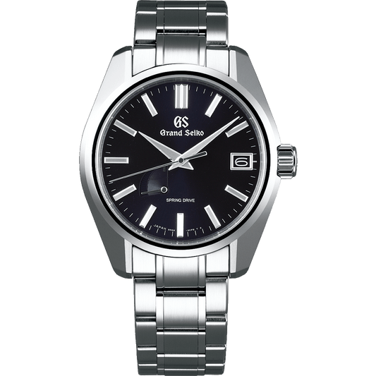 Grand Seiko Heritage Spring Drive Black Dial Power Reserve SBGA375