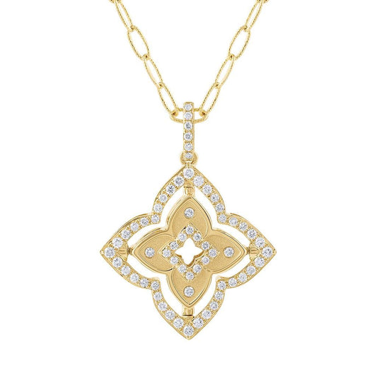 LaViano Fashion 14K Yellow Gold And Diamond Pendant