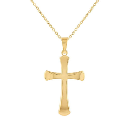 LaViano Fashion 14K Yellow Gold Cross