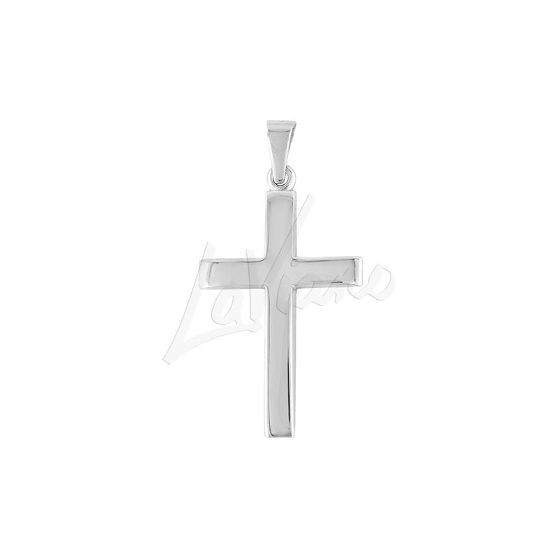 LaViano Fashion 14K White Gold Cross