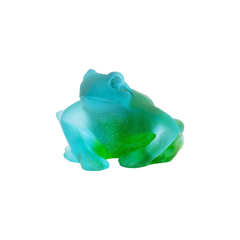 Daum Crystal Turquoise l Tree Frog
