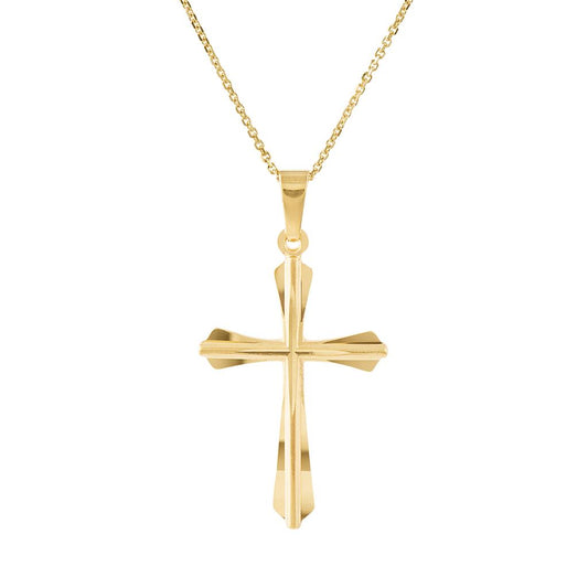 LaViano Fashion 14K Yellow Gold Cross