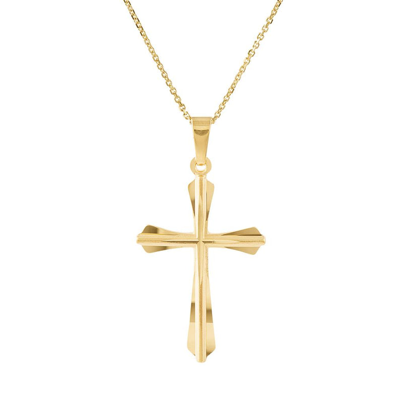 LaViano Fashion 14K Yellow Gold Cross