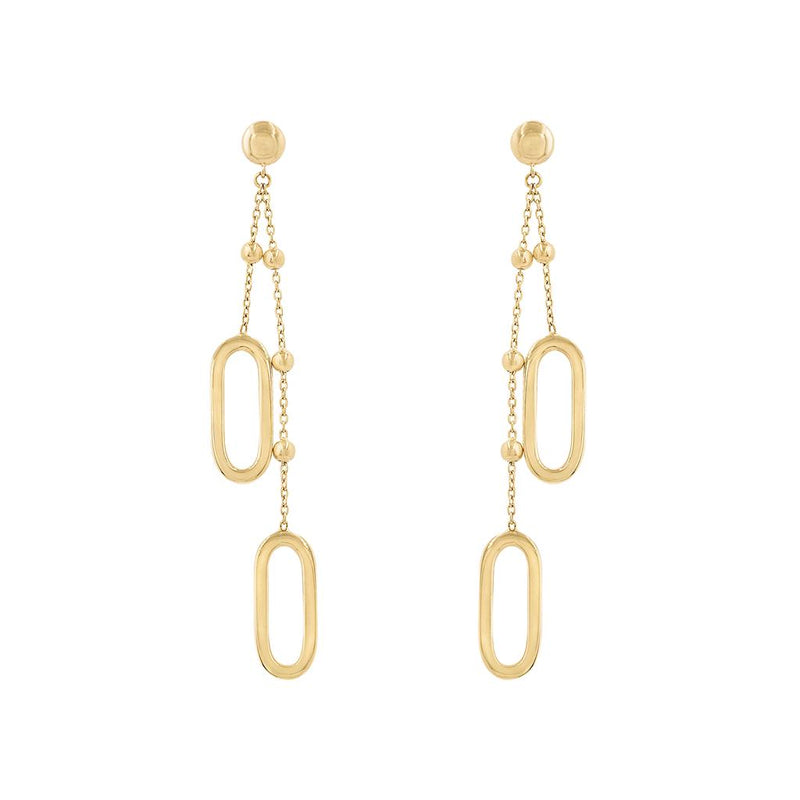 LaViano Fashion 18K Yellow Gold Earrings