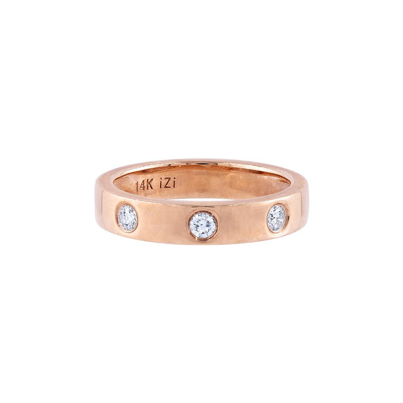 LaViano Fashion 14K Rose Gold Diamond ring