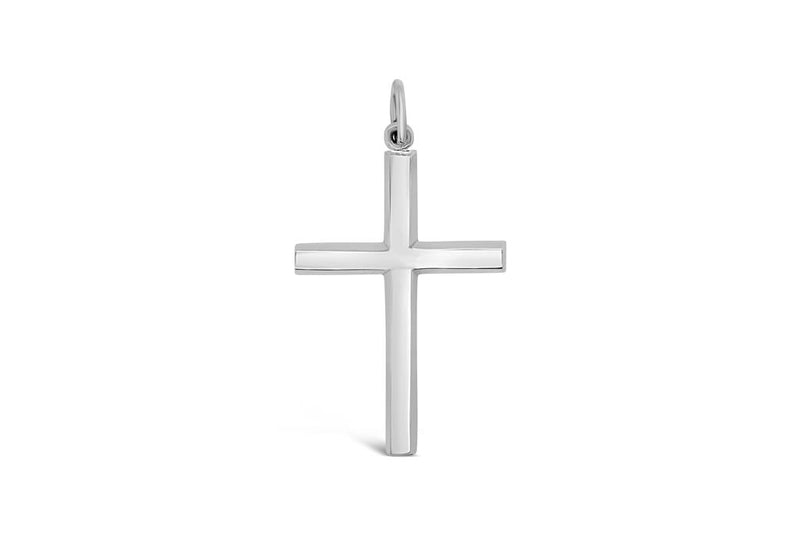 LaViano Fashion 14K White Gold Cross