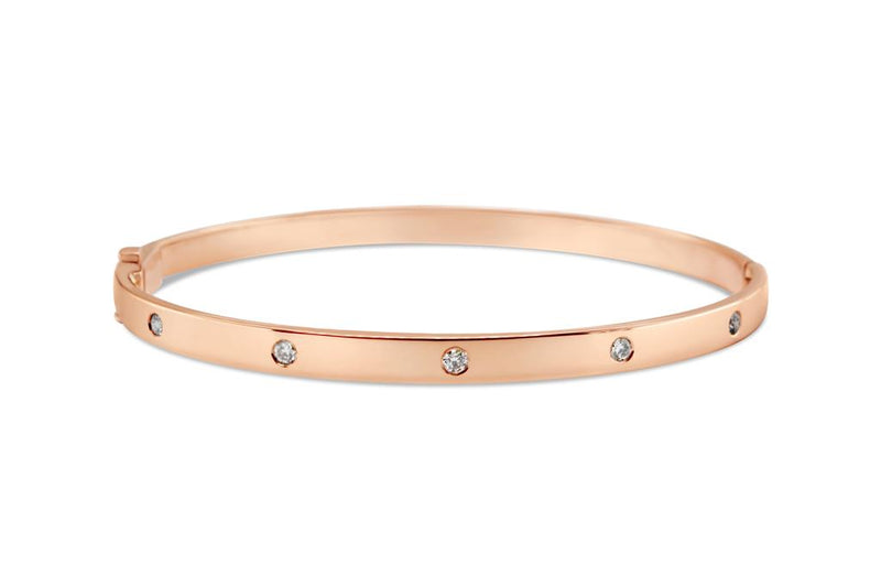 LaViano Fashion 18K Rose Gold Diamond Bracelet