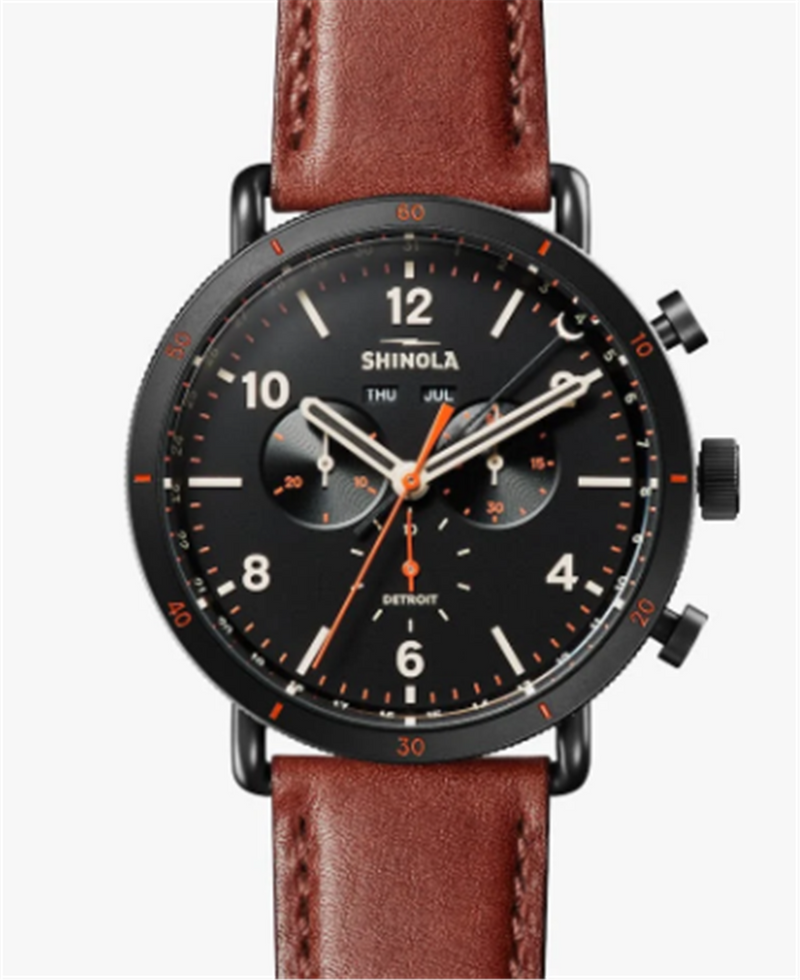 Shinola Canfield 48MM Black Case and Dial SO120194491