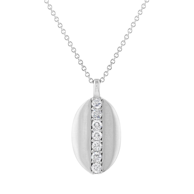 LaViano Fashion 14K White Gold Diamond Pendant