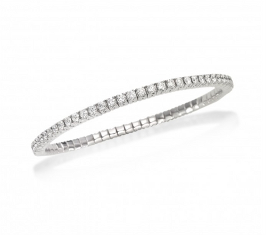 Pichiotti 18K White Gold Xpandable  Diamond Bracelet
