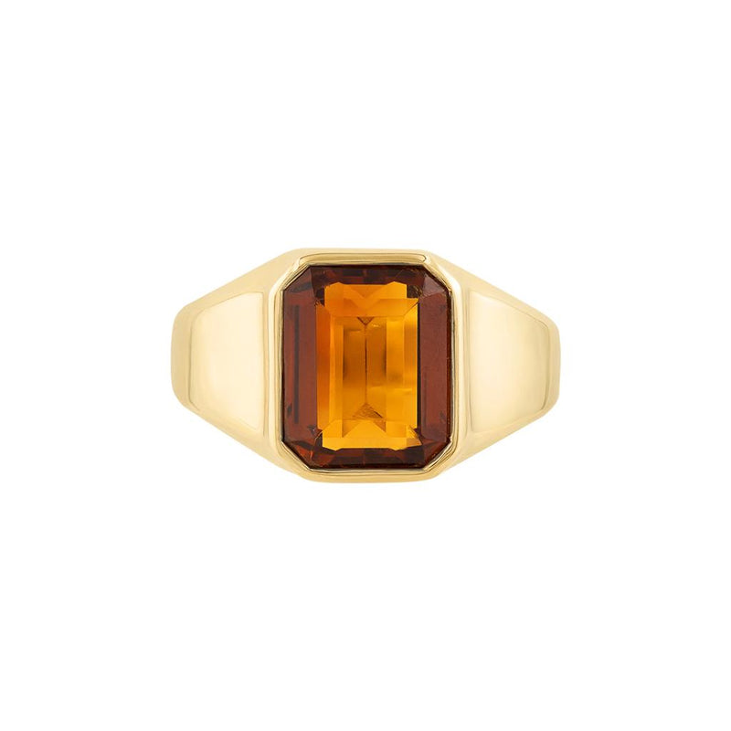 LaViano Fashion 14K Yellow Gold Synthetic Topaz/Citrine Ring