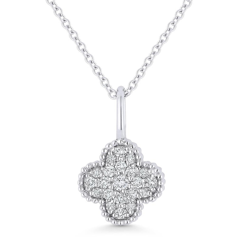 LaViano Fashion 14K White Gold Diamond Pendant