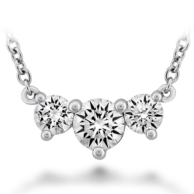 LaViano Fashion 18K White Gold Diamond Necklace