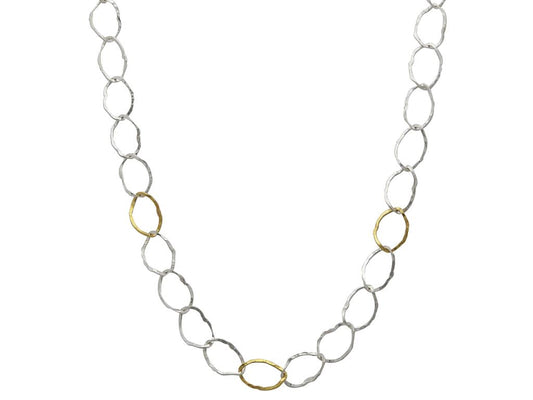 Gurhan Sterling Silver Necklace Layered in 24K Yellow Gold
