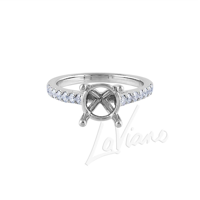 LaViano Fashion Platinum Diamond Semi Mounting