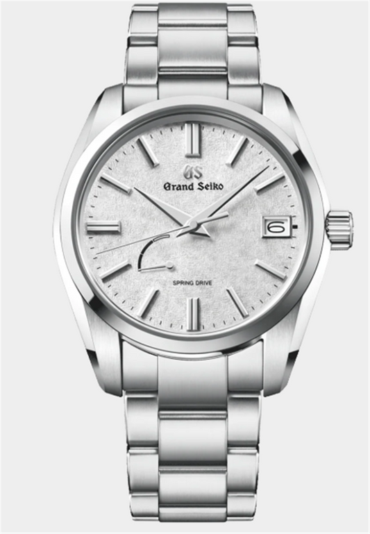 GRAND SEIKO Heritage 40mm White Dial Spring Drive Auto on Steel Bracelet  Ref: SBGA465