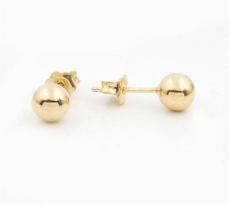 LaViano Fashion 14K Yellow Gold Earrings 7MM