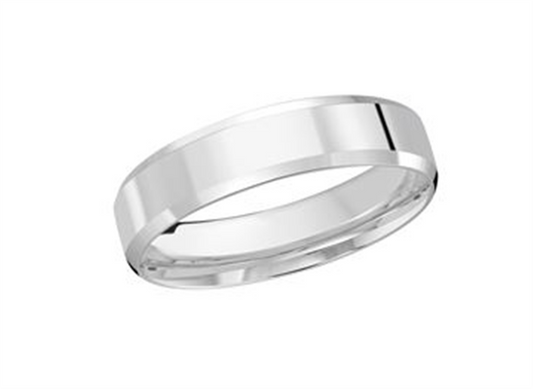 LaViano Fahsion Platinum Wedding Band 5MM Size 10