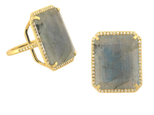 Colored Stone Rings  -  Women'