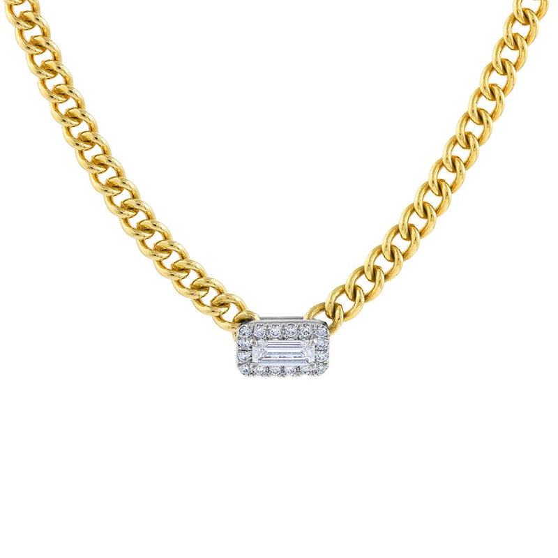 LaViano Fashion 14K Yellow Gold Diamond Necklace