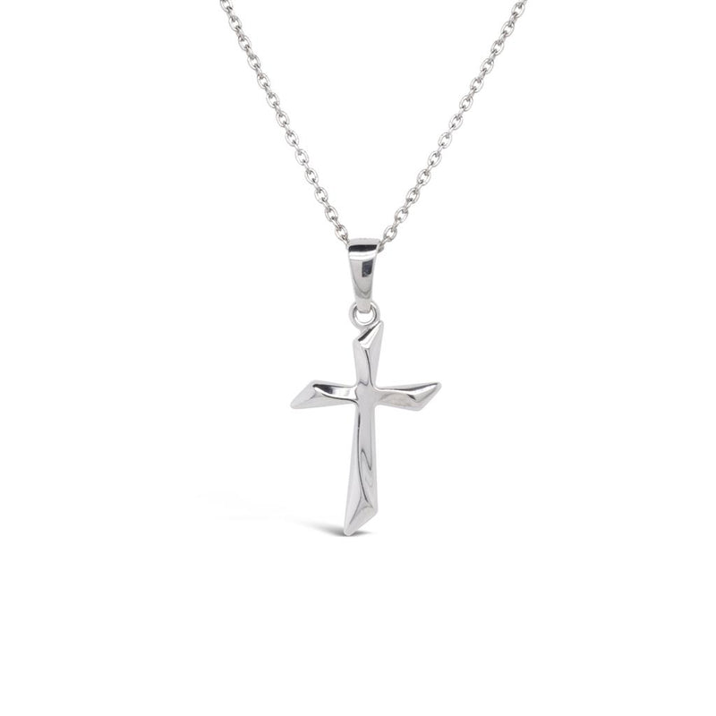 LaViano Fashion 14K White Gold Cross