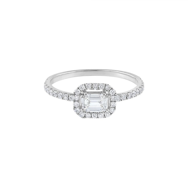 LaViano Fashion 18K White Gold Diamond Ring