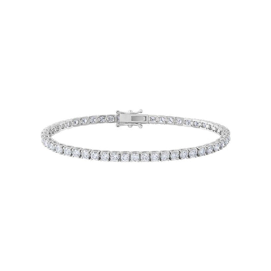 LaViano Fashion 14K White Gold Diamond Bracelet