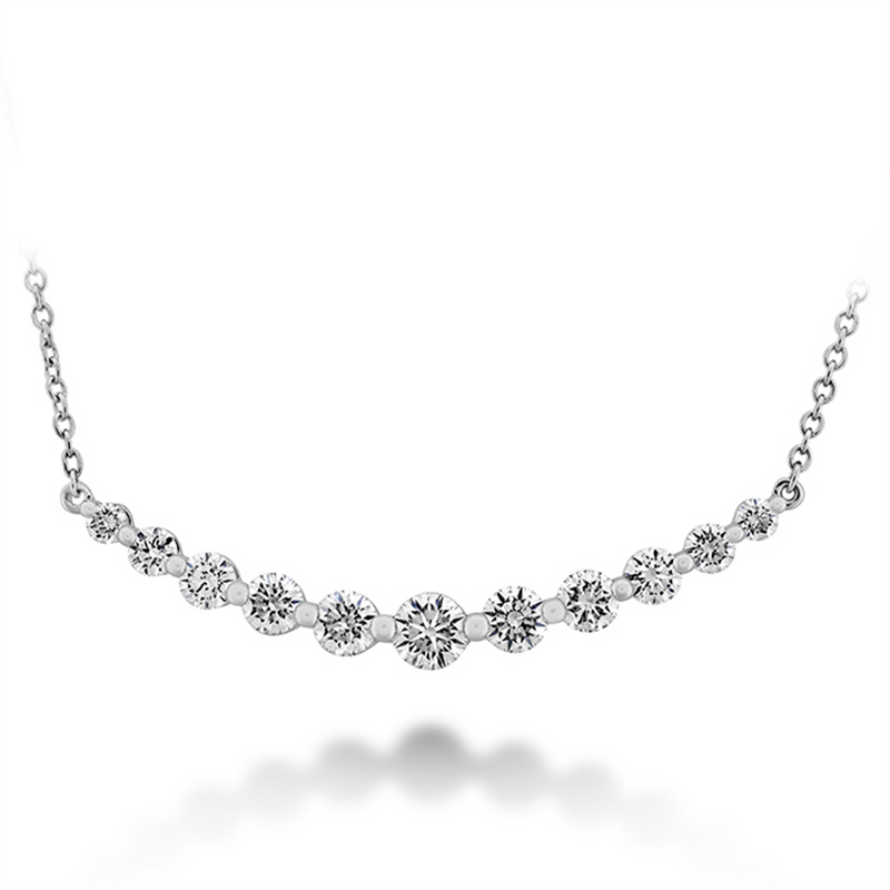 LaViano Fashion 18K White Gold Diamond Necklace