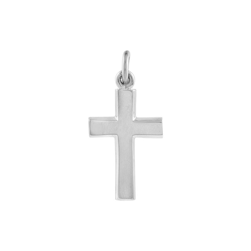 LaViano Fashion 14K White Gold Cross