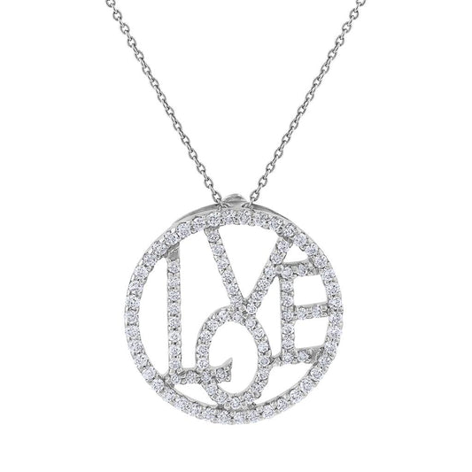 Roberto Coin 18K White Gold Diamond Pendant
