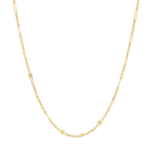 LaViano Fashion 18K Yellow Gold Chain 24"