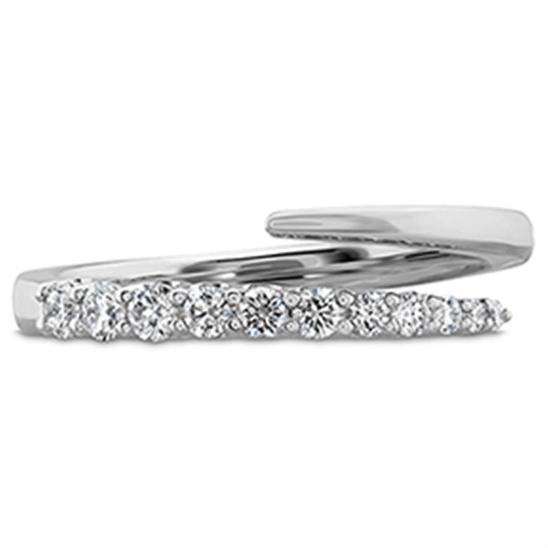 LaViano Fashion 18K White Gold Diamond Wrap Ring