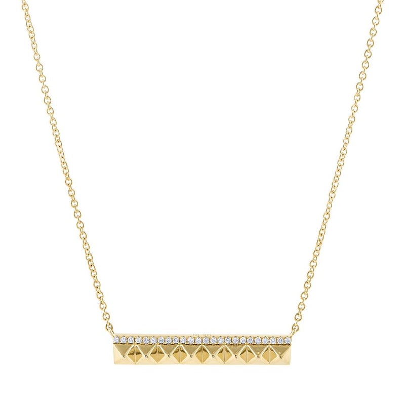 LaViano Fashion 14K Yellow Gold Diamond Necklace