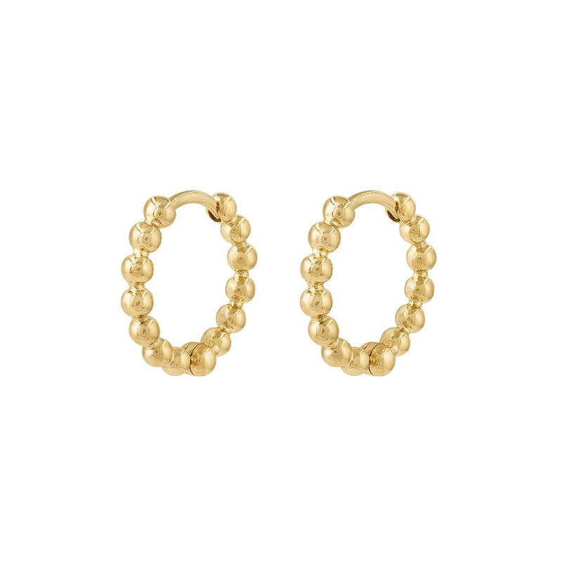 LaViano Fashion 14K Yellow Gold Earrings 15MM