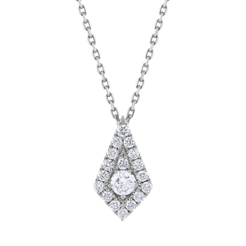Frederic Sage 14K White Gold Diamond Pendant