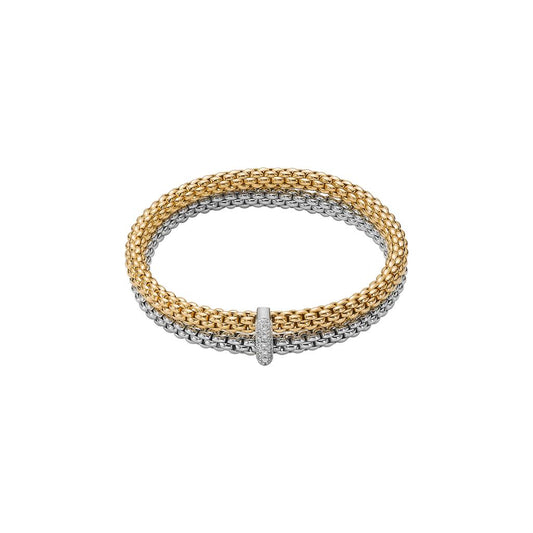 FOPE 18K Two Tone Diamond Bracelet