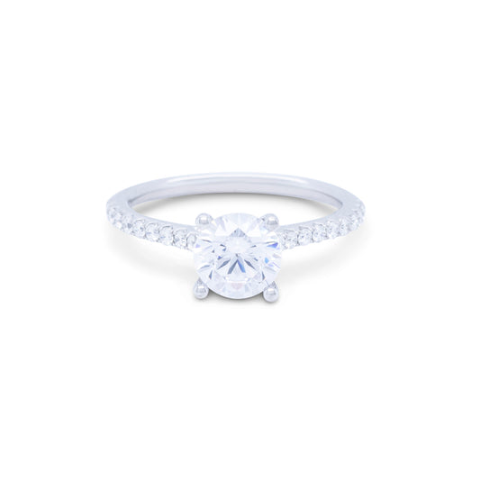 LaViano Fashion  .31 Carats Platinum Diamond Semi Mounting Ring