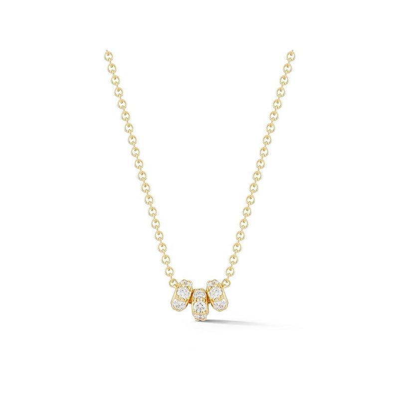 lavianojewelers - 14K Yellow Gold Diamond Atlas Necklace | 