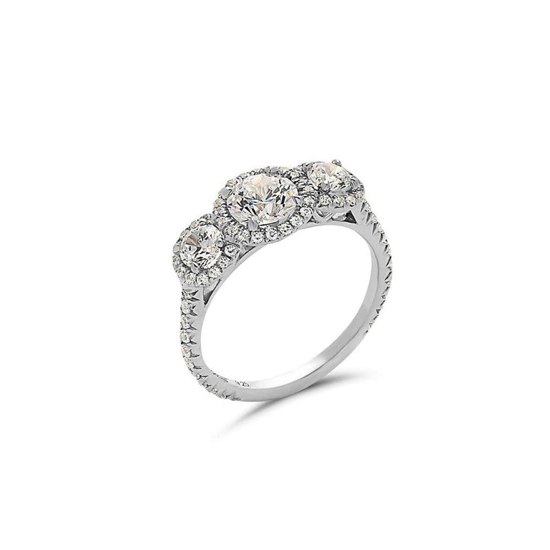 ELI Jewels - Platinum Semi Mounting | LaViano Jewelers NJ NY