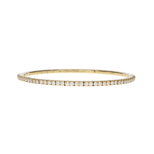 Extensible Bracelets - 18K Yellow Gold Diamond Bracelet | 