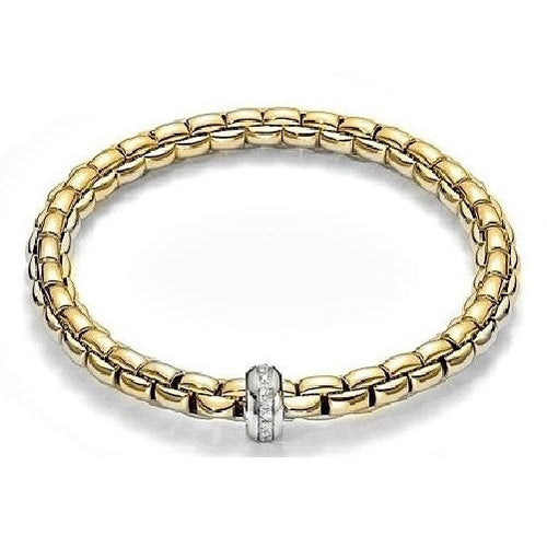 lavianojewelers - 18K Gold Diamond Flex Bracelet | LaViano 