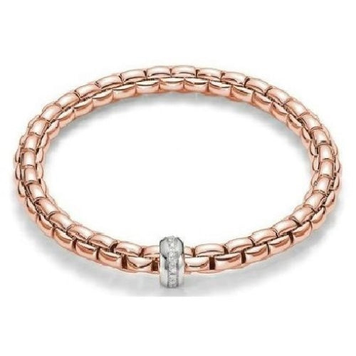lavianojewelers - 18K Gold Diamond Flex Bracelet | LaViano 