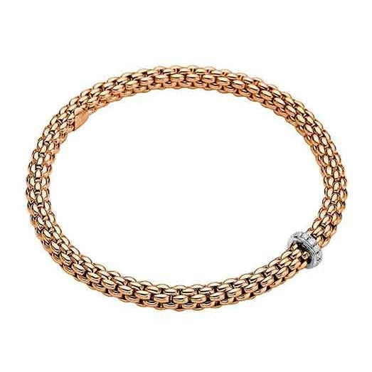 lavianojewelers - 18K Rose Gold Diamond Flex’It Bracelet | 