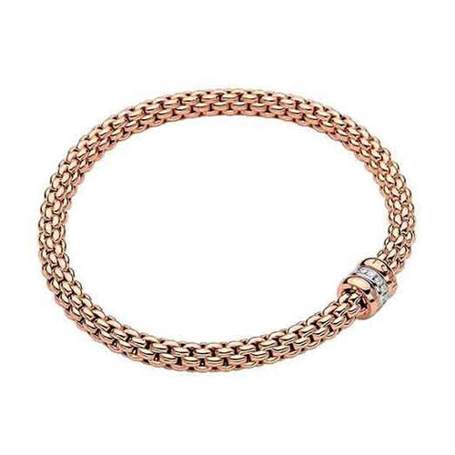 lavianojewelers - 18K Rose Gold Diamond Flex’It Bracelet | 